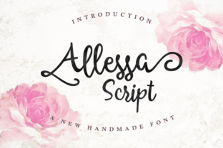 Allessa Script: Adding Natural Elegance to Your Creative Projects