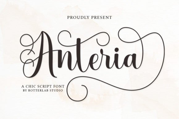 Anteria Script: A Typeface for Modern Romance