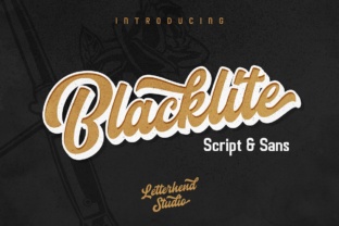 Blacklite Script: A Bold Choice for Modern Branding