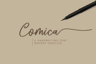 Comica Script: The Handwritten Font with Bold Swashes