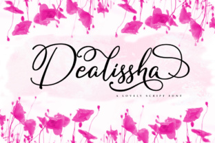 Dealissha Script: A Creative Font for Elegant Design