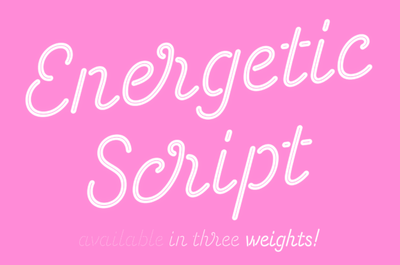 Energetic Script: A Font That Brings Your Ideas to Life