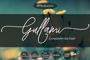 Gullami Rice Script: A Handwritten Font with Authentic Character