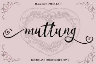 Muttung Script: Two Styles for Beauty & Vintage Brands
