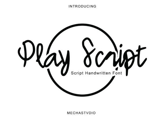 Play Script: Crafting Authenticity with a Handwritten Font