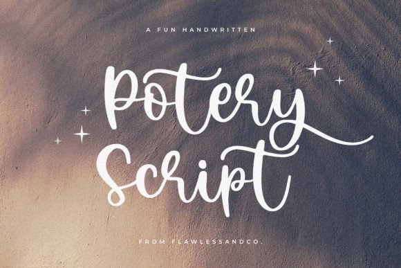 Potery Script: The Handwritten Font for a Personal Touch