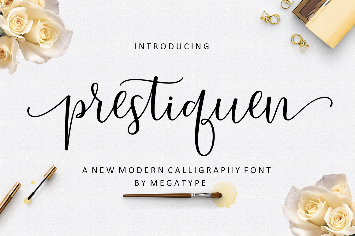 Prestiquen Script: A Modern Calligraphy for Dynamic Designs