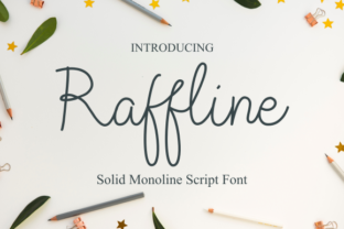 Raffline Script: A Monoline Font with Personality