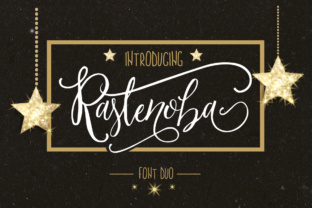 Rastenoba Script: The Elegant Font Duo for Modern Designs
