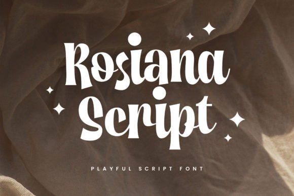 Rosiana Script: A Bold, Bouncy Font for Cheerful Branding