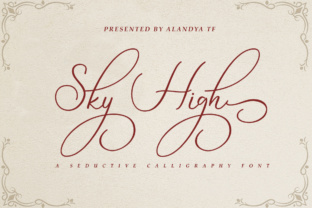 Sky High Script: Elevating Your Design with Classic Elegance