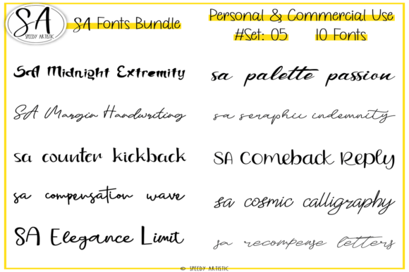 Unleash Your Creative Edge with Script and Handwritten Bundle 5