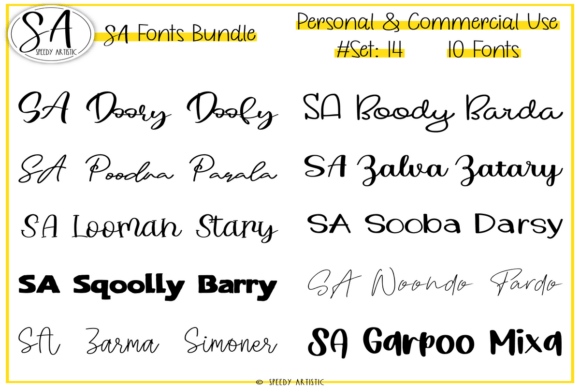 Unlocking Everyday Creativity with Script and Handwritten Bundle 14