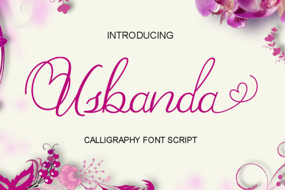 Ushanda Script: A Modern Calligraphy Font for Creative Designs